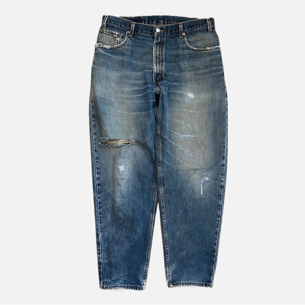 Levi’s Vintage 560 Loose Fit Tapered Leg Denim Jeans Distressed Grunge Y2K
